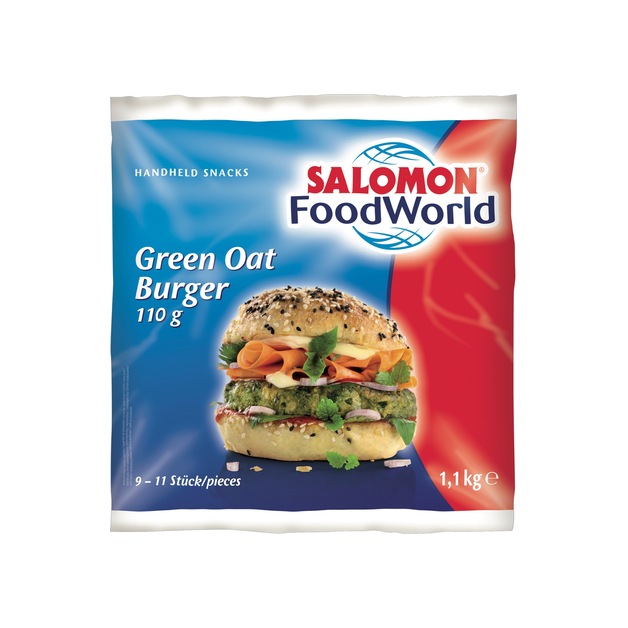 Salomon Green Oat Burger tiefgekühlt 10 x 110 g