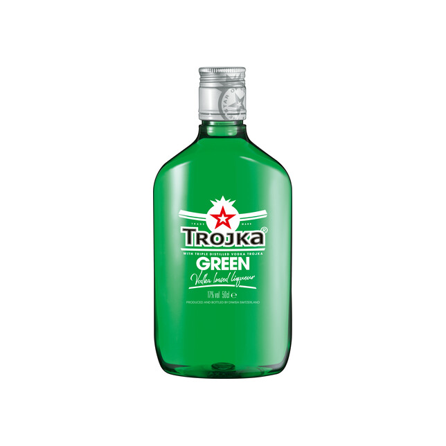 Wodka Liqueur Trojka green 17ø 5dl PET