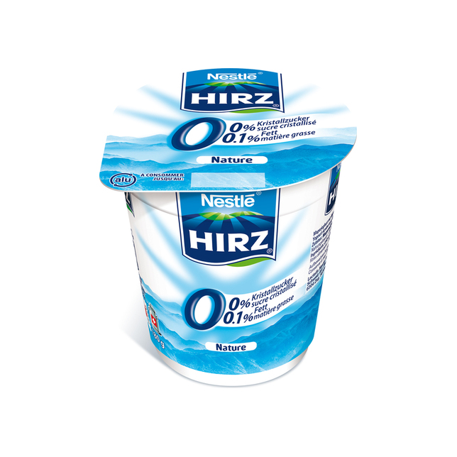 Joghurt Hirz nature 0% 2 x 180 g