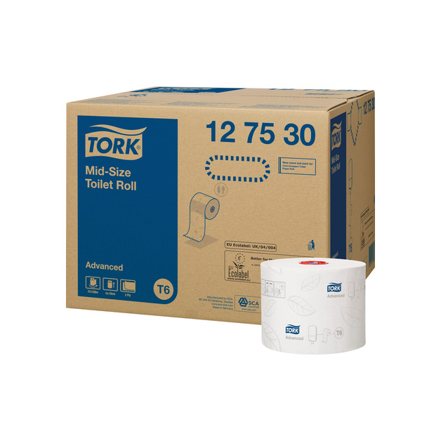 Tork Premium Toilettenpapier Compact T6 100 m, 2 lagig