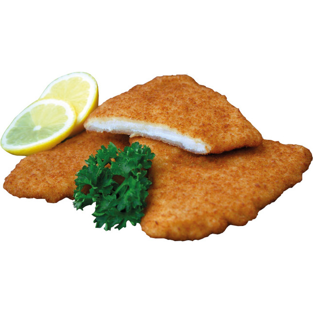 Hähnchenschnitzel 120g 2,5kg paniert und vorgebacken