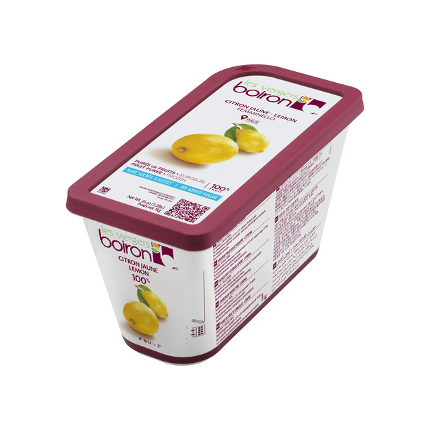 Boiron Fruchtpüree Zitrone gelb tiefgekühlt 1 kg