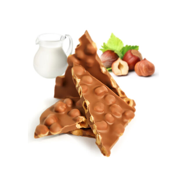 Schweizer Milchschokolade mit Haselnüssen