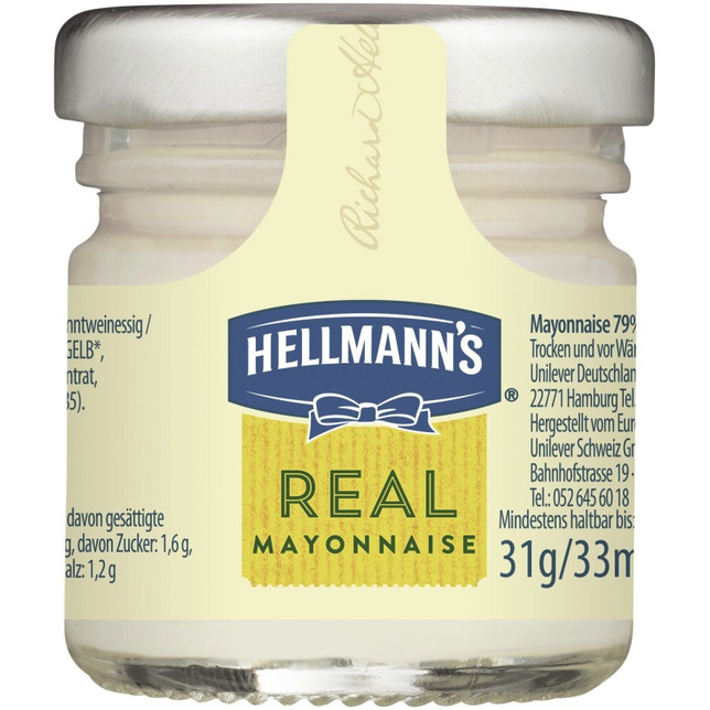 Hellmann's REAL Mayonnaise 80x33ml