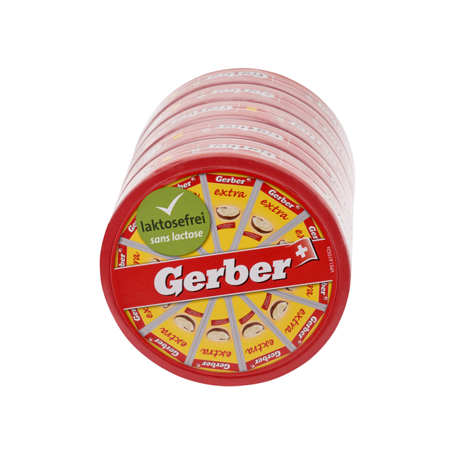Käse Gerber Extra 200 g (5 x 12 Stück)
