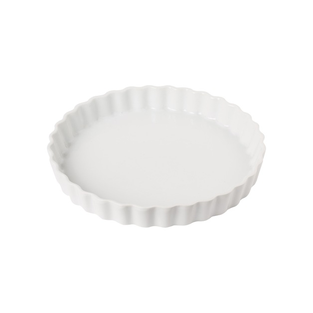 Tortenform DM = 280 mm, Porzellan, weiß