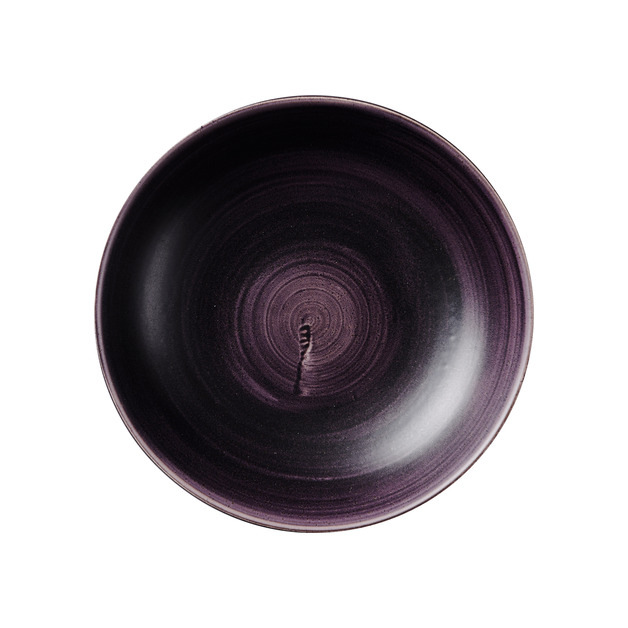 Churchill Teller Patina DM = 248 mm, tief, Deep purple