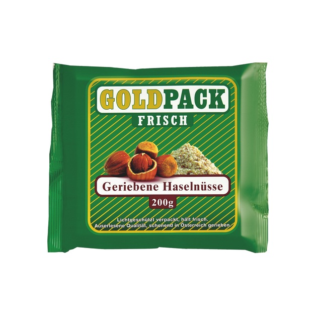 Goldpack Haselnuss frisch gerieben 200 g