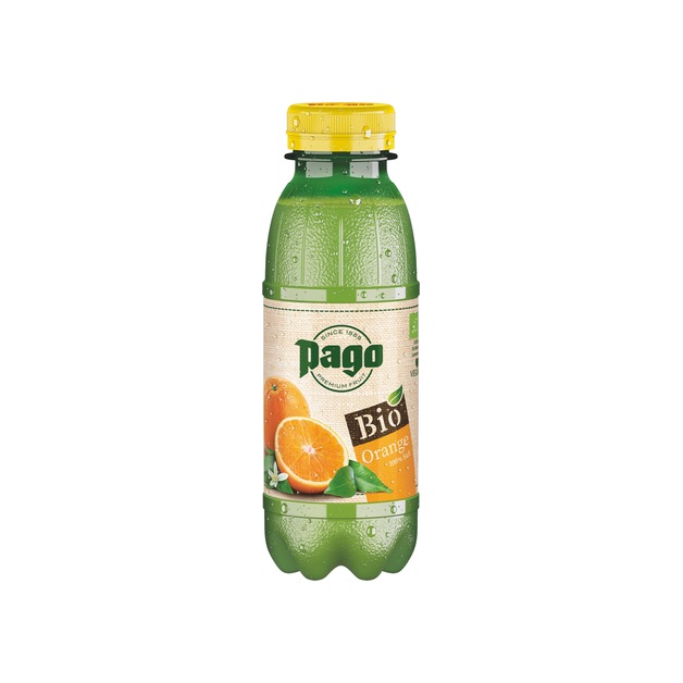 Pago Bio Orangensaft 100% 0,33 l PET