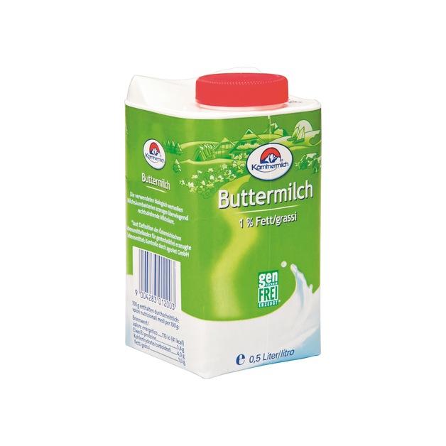 Kärntnermilch Buttermilch 1% Fett 0,5 l