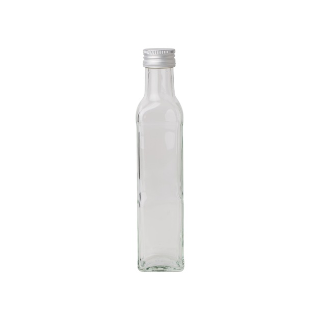 Einkochflasche Inhalt = 250 ml, klar mit Verschluss