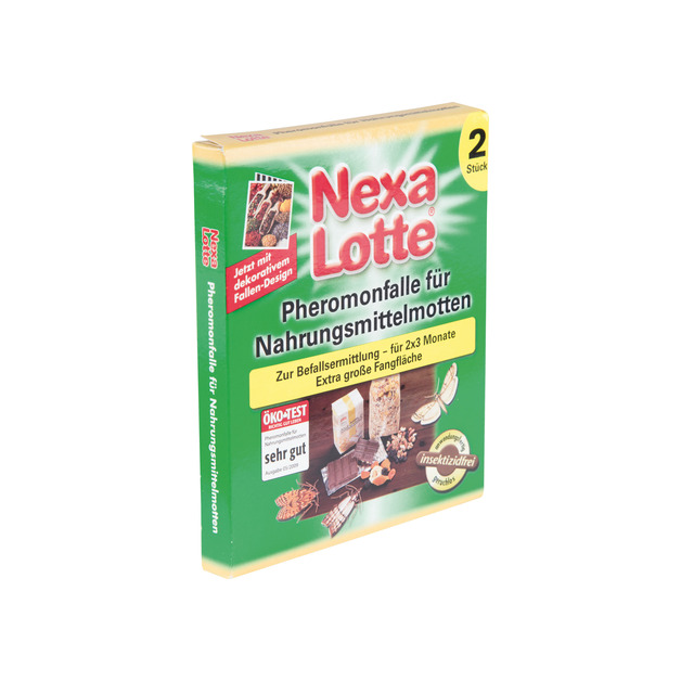 Nexa Lotte Pheromonfalle für Lebensmittelmotten lockstoffgestütztes Fallensystem