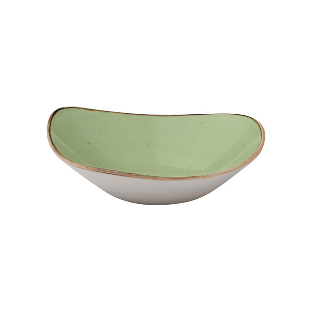 Churchill Teller Triangle Bowl DM = 185 mm,tief, Sage green