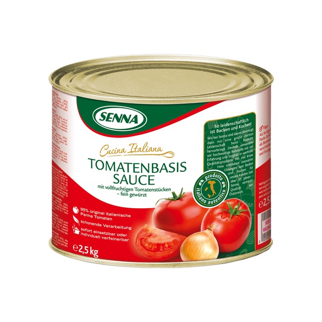 Senna Tomatenbasissauce 2,5 kg
