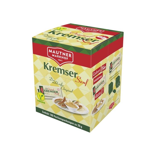 Mautner Kremser Senf Portionen 100 x 20 g