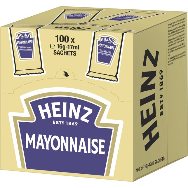 Heinz Mayonnaise 100x17ml     Box