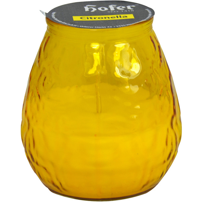 Hofer Bistro-Licht Anti-Insekt 95x100mm maisgelb Citronella