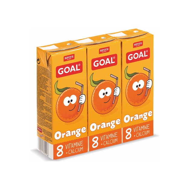 Goal Orange Kindergetränk 3 x 0,2 l