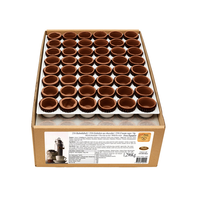 Rahmkübeli Chocolat Gastro 216Stk