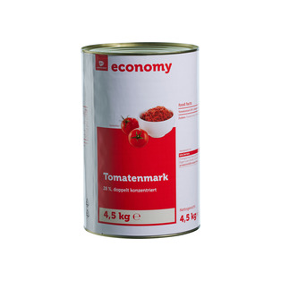 Economy Tomatenmark 2-fach konzentriert 4,5 kg