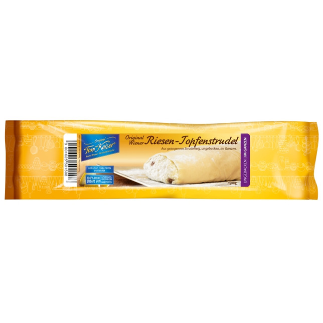 Toni Kaiser Topfenstrudel gezogen 1500g