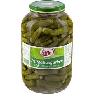 Elfin Delikatess-Gurken 3/6cm 3680ml