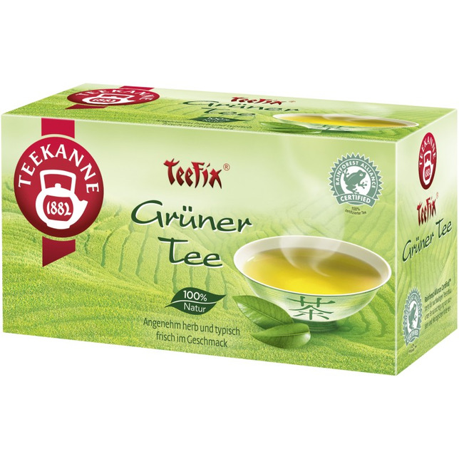 Teekanne Teefix grüner Tee 20er