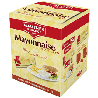Mautner Markhof Mayonnaise 80% 18g 100Portionen