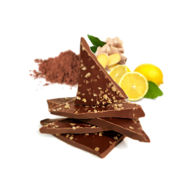 Cioccolato Fresco New Fondente 52% Limone & Zenzero (Vanini)