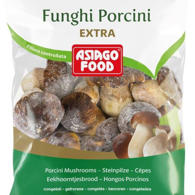 Funghi porcini interi extra cong 1 kg. Asiago Food (crtx5kg.)