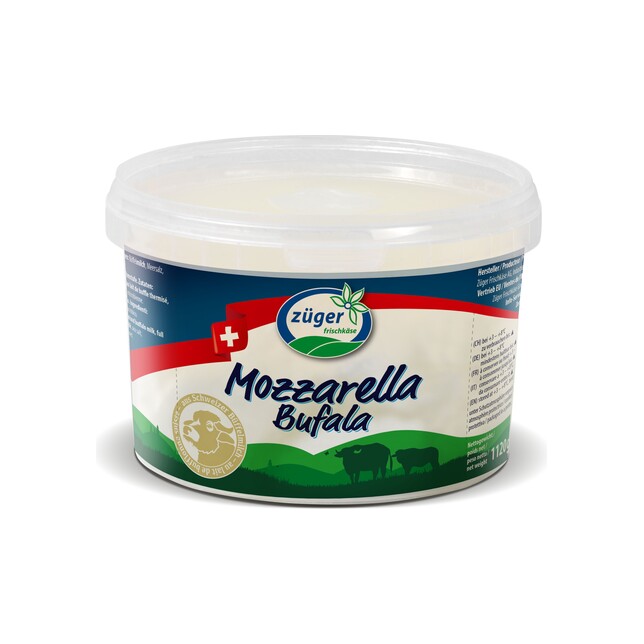 Mozzarella Bufala Mini  CH 52% FiT Züger 20x25g