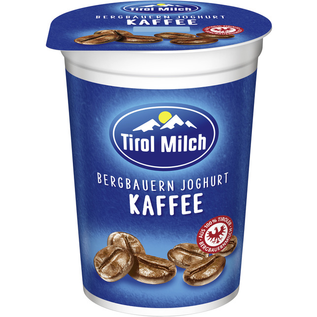 Tirol Milch Fruchtjoghurt 500g Kaffee 3,2% Fett