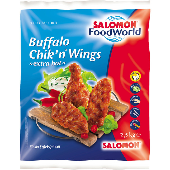 Salomon Buffalo Chick'n Wings "extra hot"2,5kg (10kg Karton)