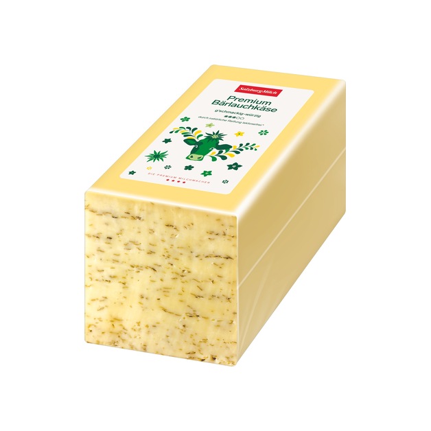 SalzburgMilch Premium Bärlauchkäse 45% Fett i. Tr. ca. 1,7 kg
