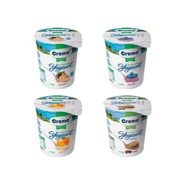 Joghurt assortiert 10 x 180 g Cremo