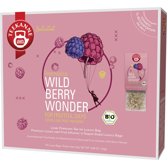 Teekanne BIO Selection Luxury Bag Wild Berry Wonder 20er