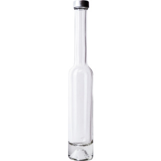 Flasche 0,2 lt. Glasklar Platin