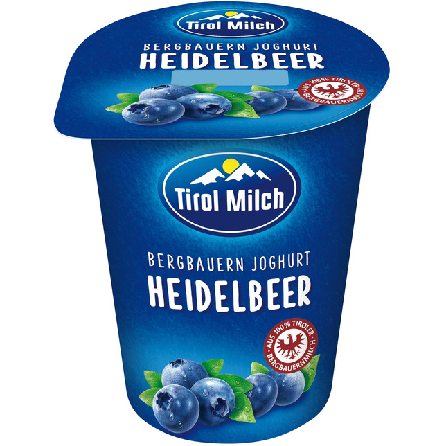 Tirol Milch Fruchtjoghurt 180g Heidelbeer 3,2% Fett