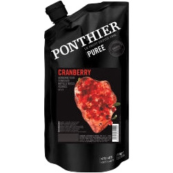 Ponthier Cranberry Püree 1kg mit Zucker