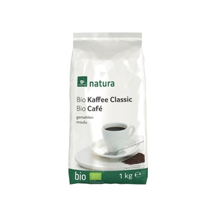 Natura Bio Kaffee 1kg, Classic gemahlen