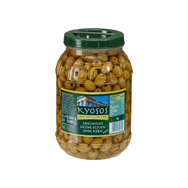 Kyosos Oliven grün 181/200 ohne Kern 3,5 kg