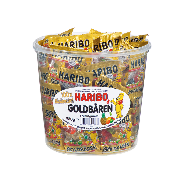 Goldbären minibeutel Haribo 100x8g