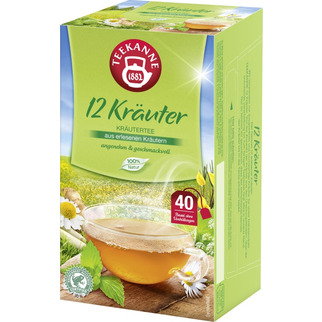 Teekanne 12 Kräuter 40er