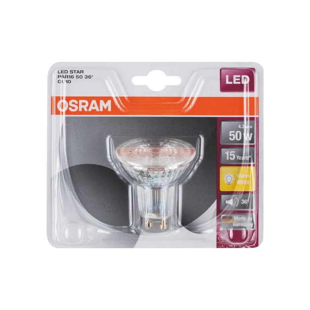 Osram LED Star Par16 4,3W GU10