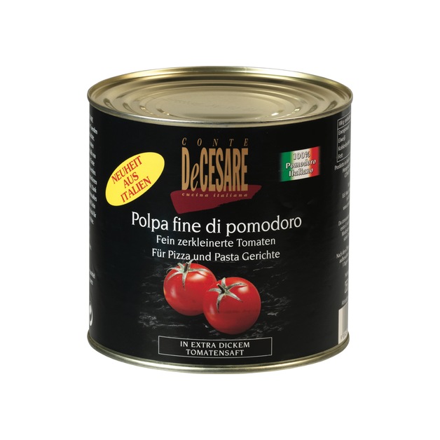 Conte de Cesare Polpa Fine zerkleinerte Tomaten 2,5 kg