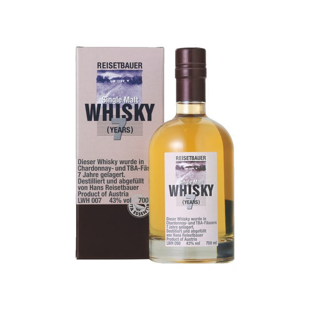 Reisetbauer & Son Single Malt Whisky 7y aus Österreich 0,7 l