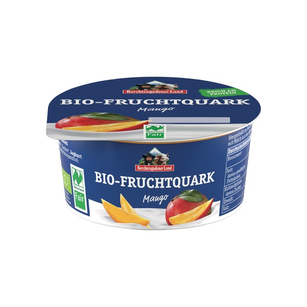 Berchtesgadener Land Bio Fruchtquark Mango 4% Fett 150 g