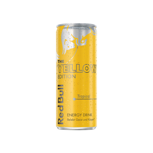 Red Bull Energy Drink The Yellow Edition Tropical 0,25 l
