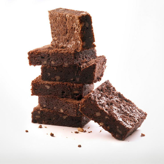 Brownies precut 65gr - 20 stk Bindi