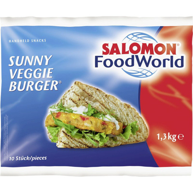 Salomon Sunny Veggie Burger ca.130g 1,3kg (5,20kg Karton)